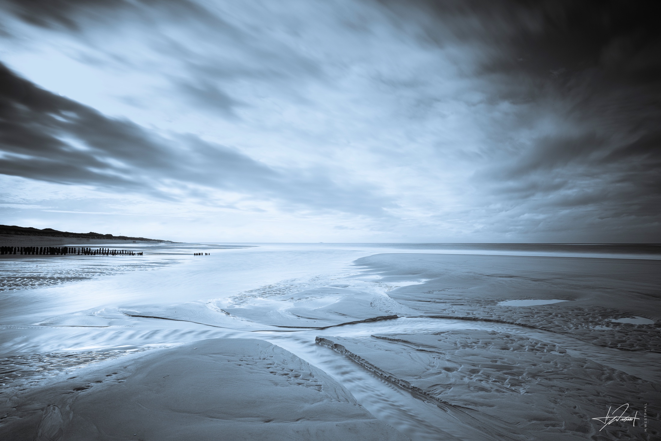 Wadden Sea at low tide, Sylt